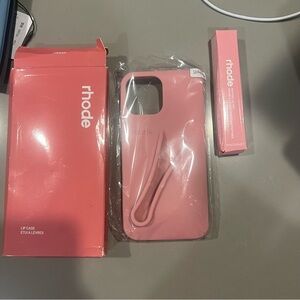 Rhode Ribbon iPhone 13 Pro Max Case with Lip Peptide